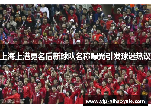 上海上港更名后新球队名称曝光引发球迷热议