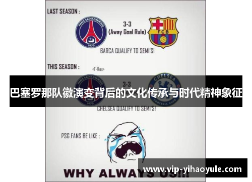 巴塞罗那队徽演变背后的文化传承与时代精神象征